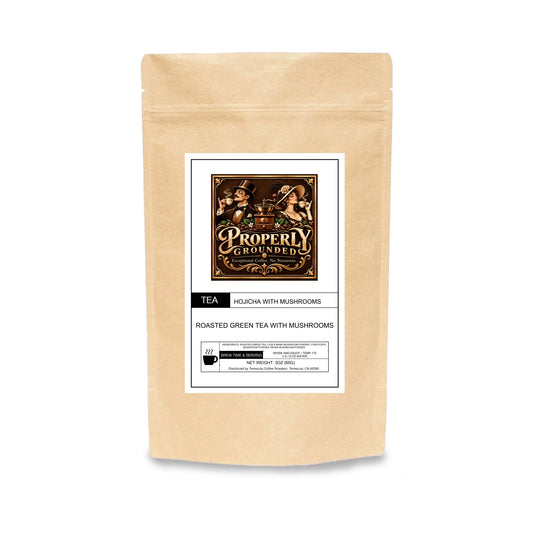 Hojicha With Mushrooms